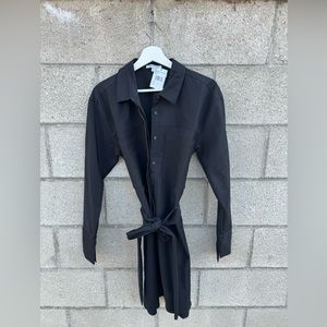 Black Good American button up dress.